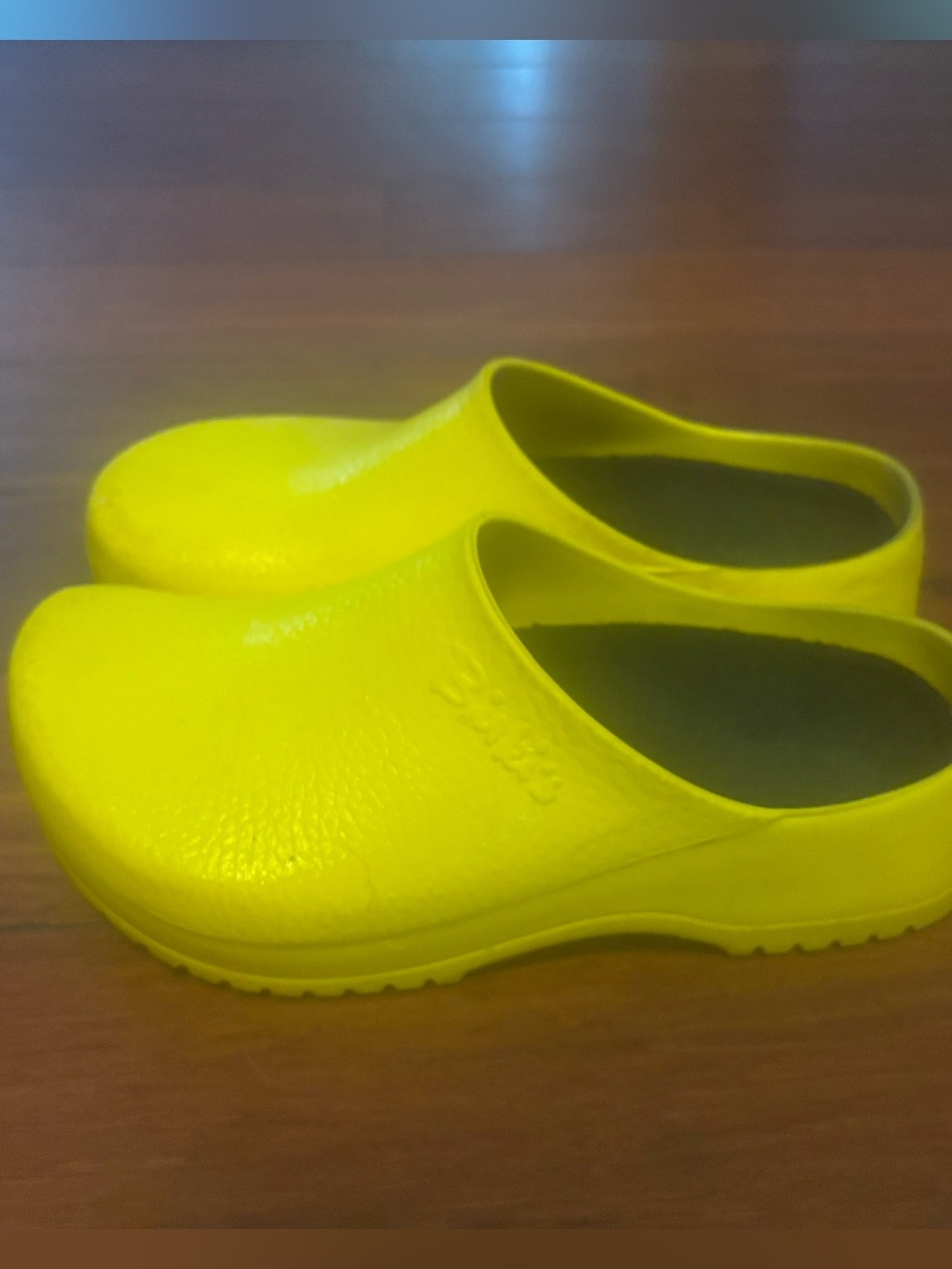 Birkenstock Clogs - Women’s Yellow Slip On